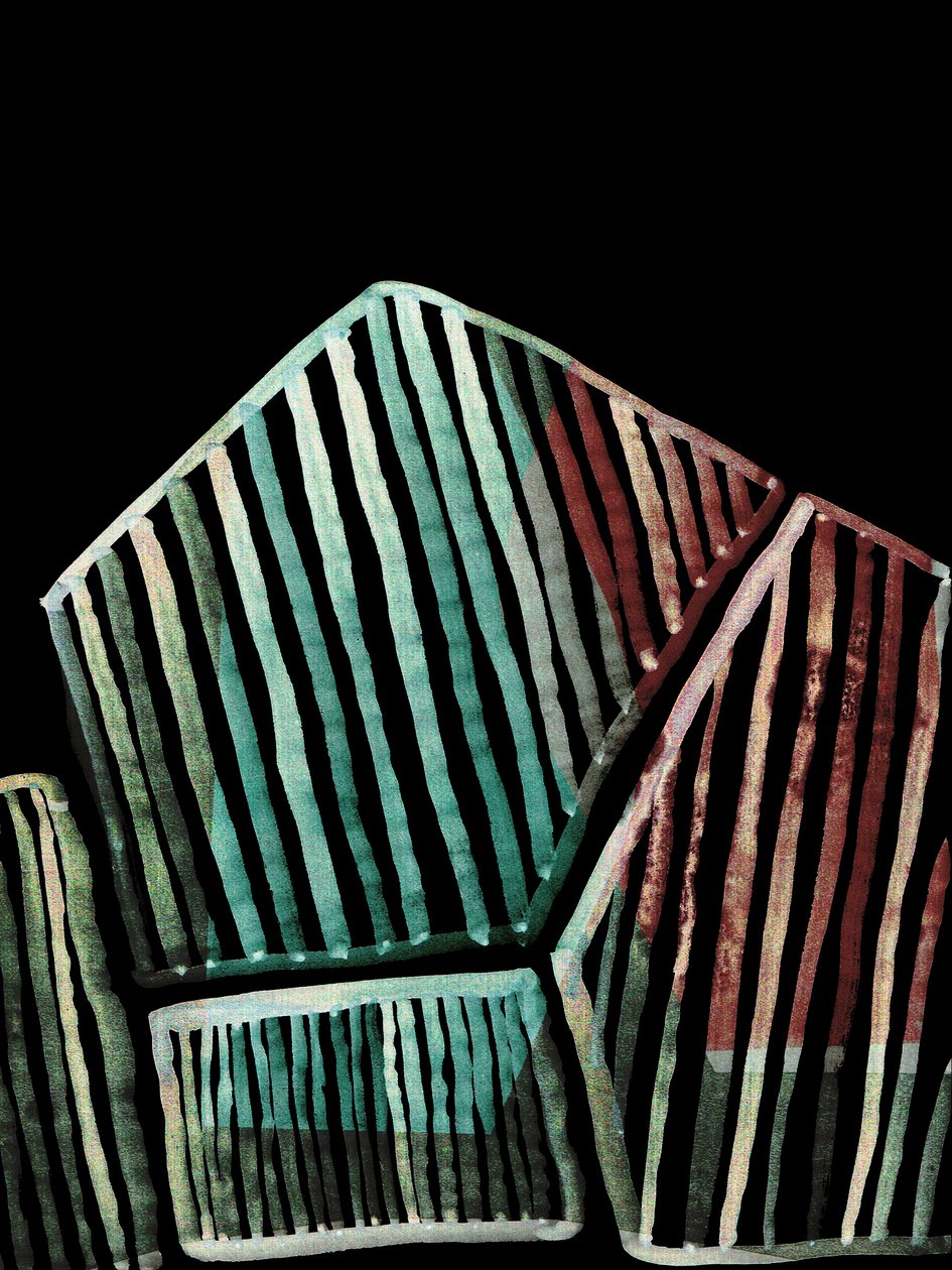 Mono Collage 80, 2019 (digital) av Stephen Dow
