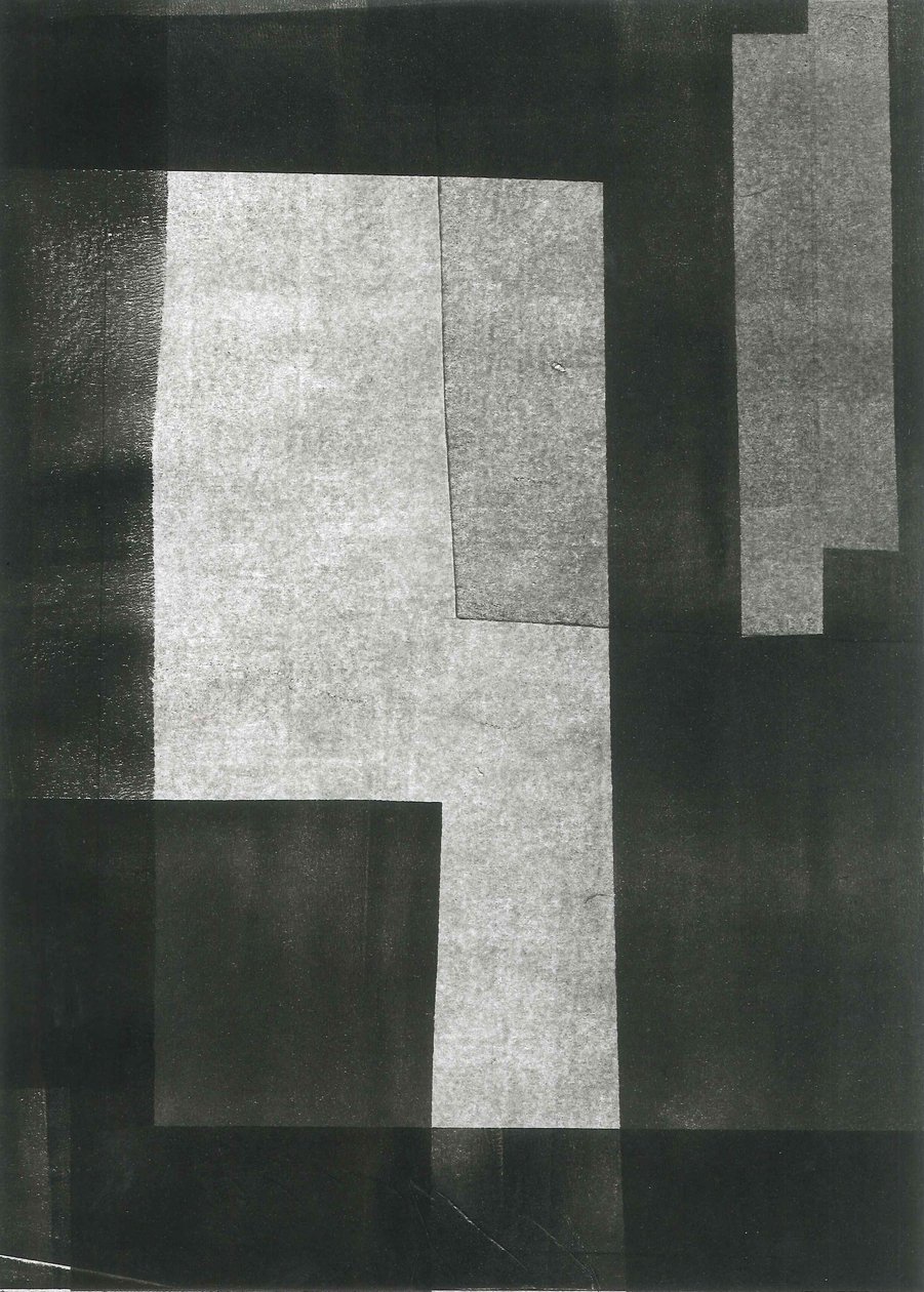 Nocturnus V, 2015 (monoprint på papper) av Stephen Dow