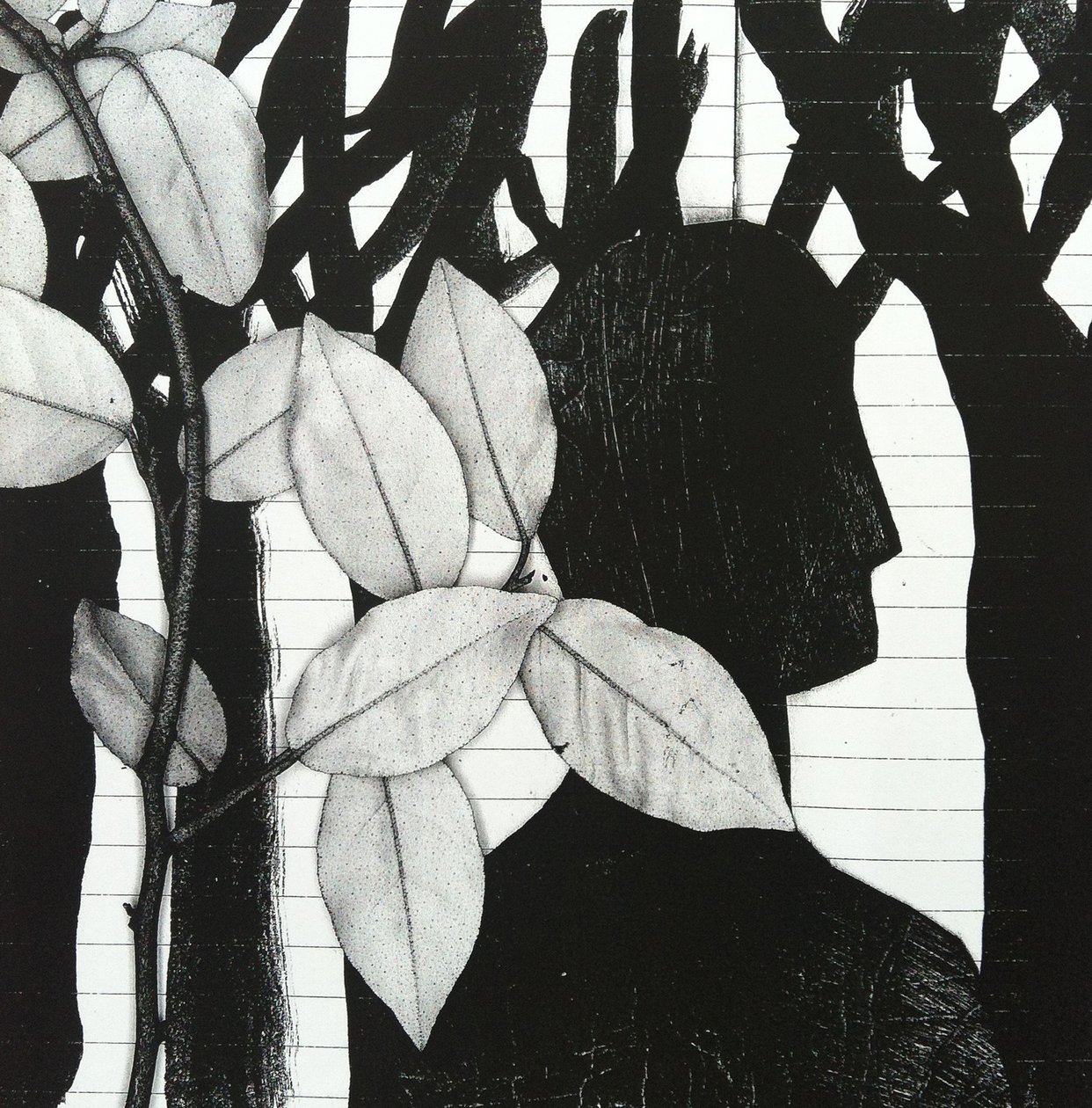 The Woods, 2014 (collage) av Stephen Dow