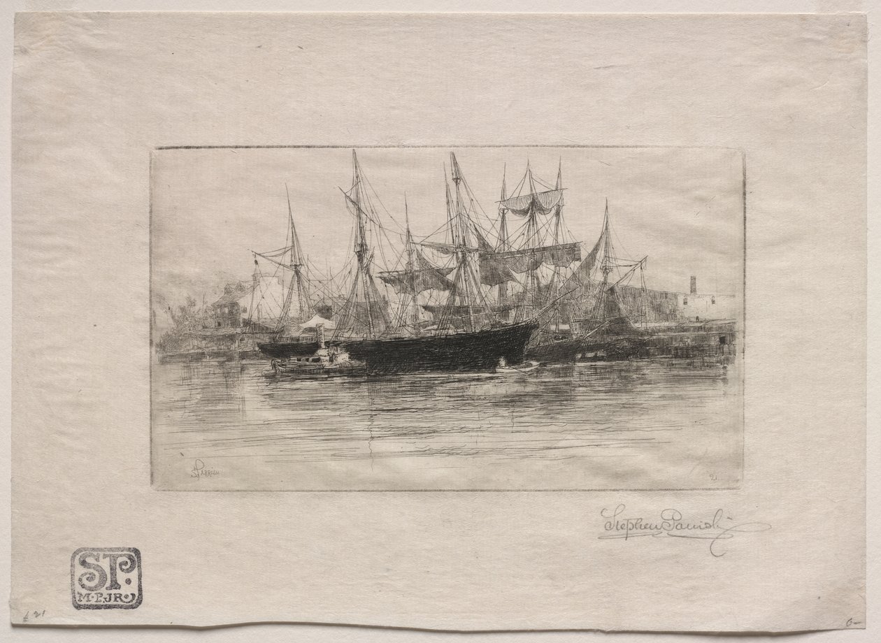 Point Breeze Oljehamnar av Stephen Parrish