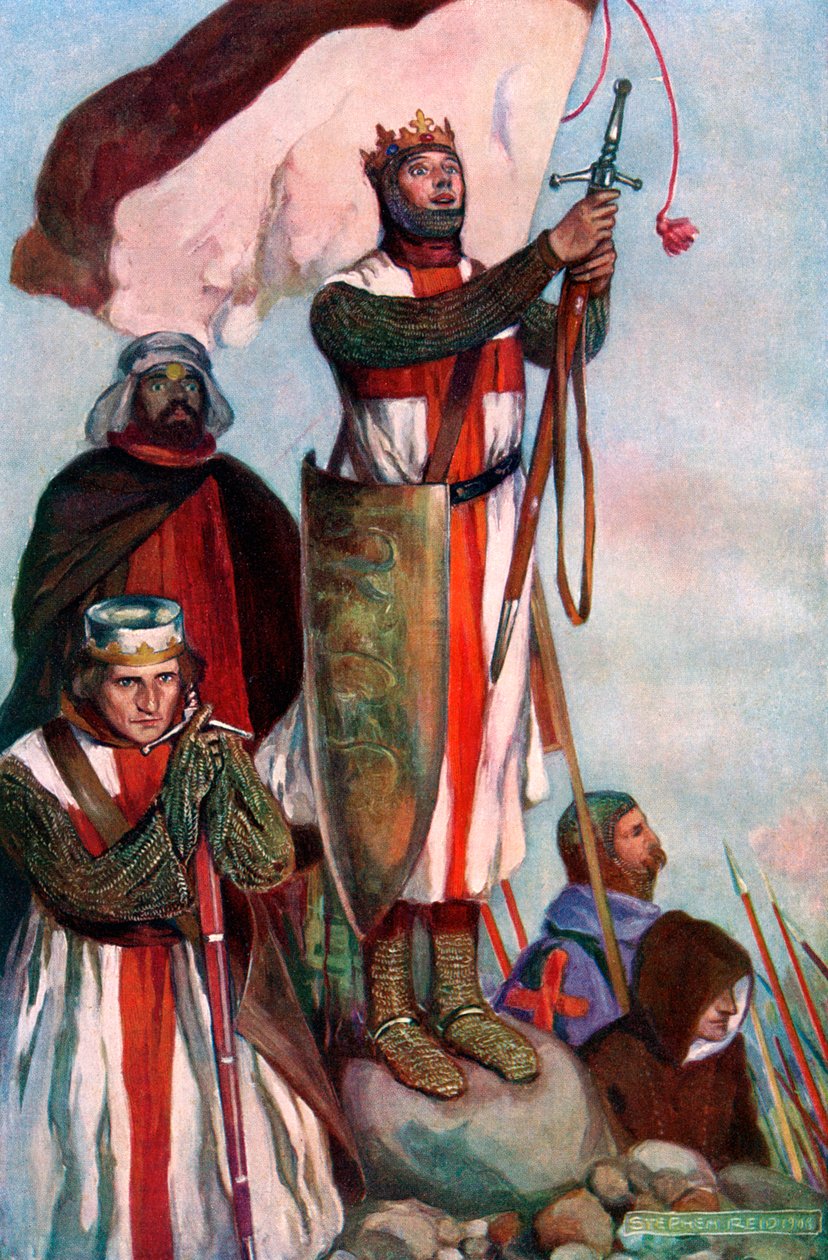 Korsfarare som ser Jerusalem, 1909. av Stephen Reid