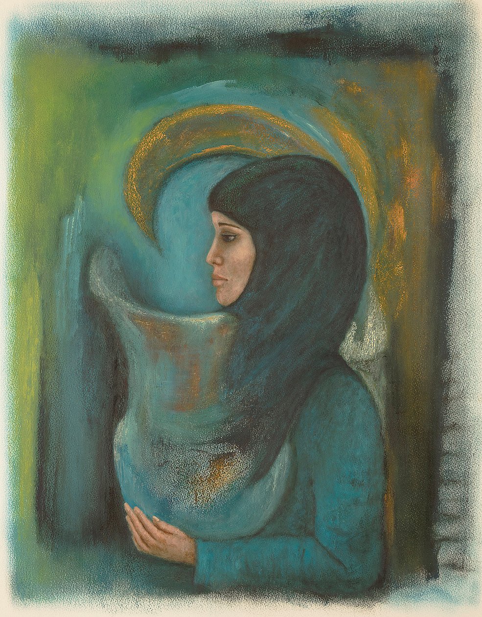 Symboler - En kvinna och en vas, 2014 av Stevie Taylor