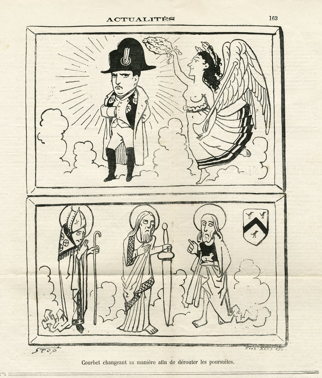 Illustration från "Charivari av Stop (1825 99)