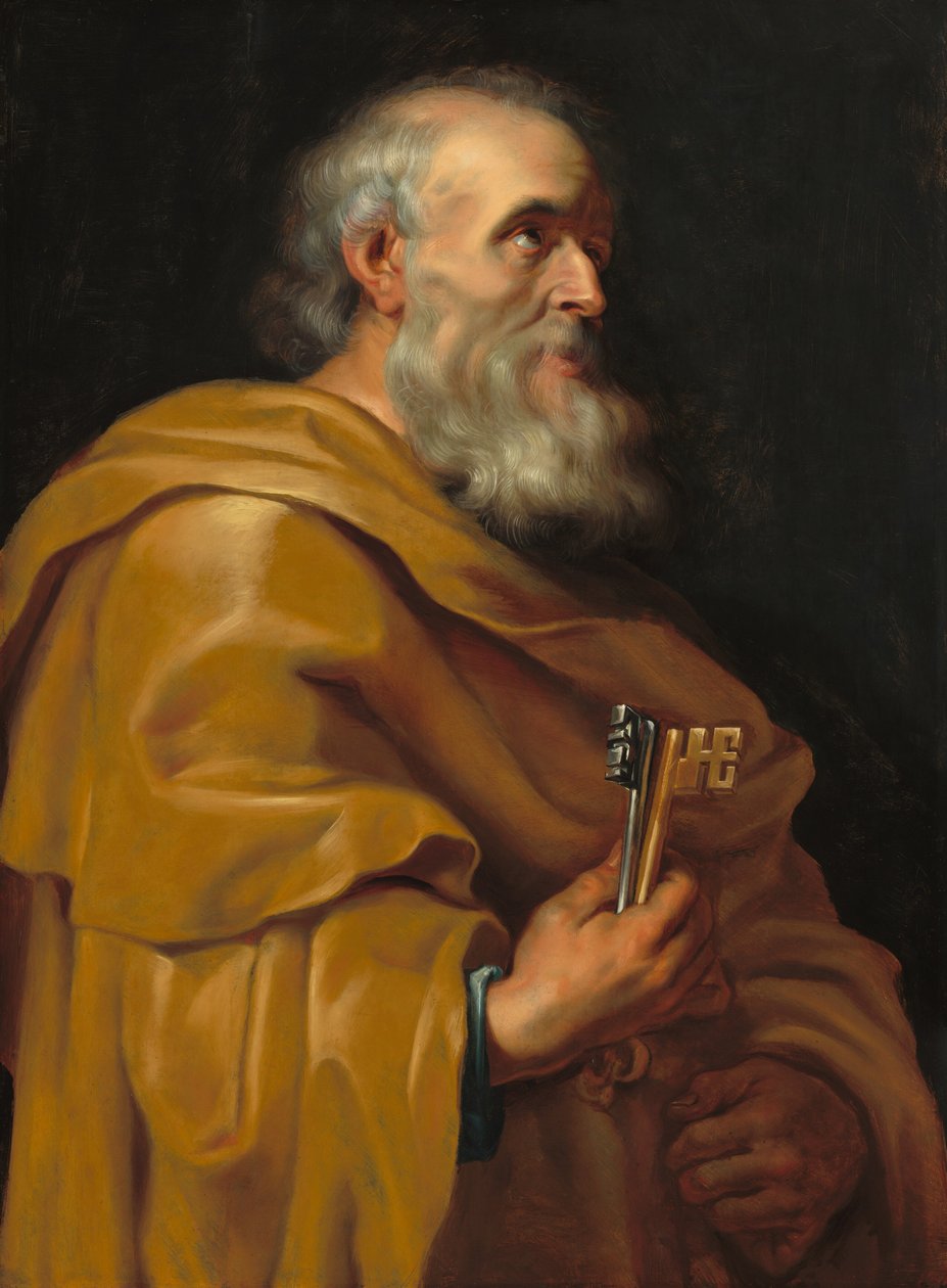 Sankt Peter av Studio of Sir Peter Paul Rubens
