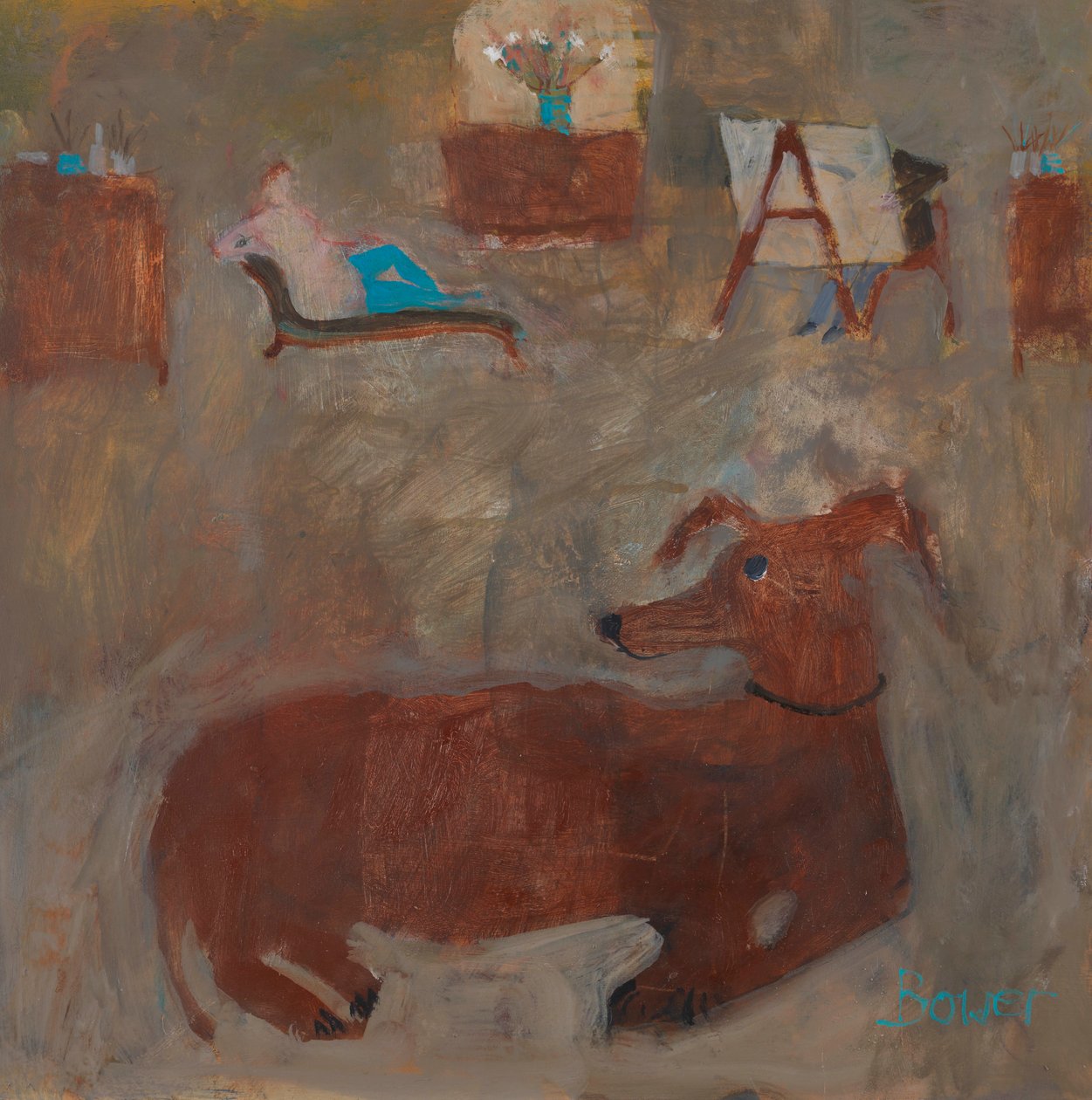 Artists Dog, 2011 av Susan Bower