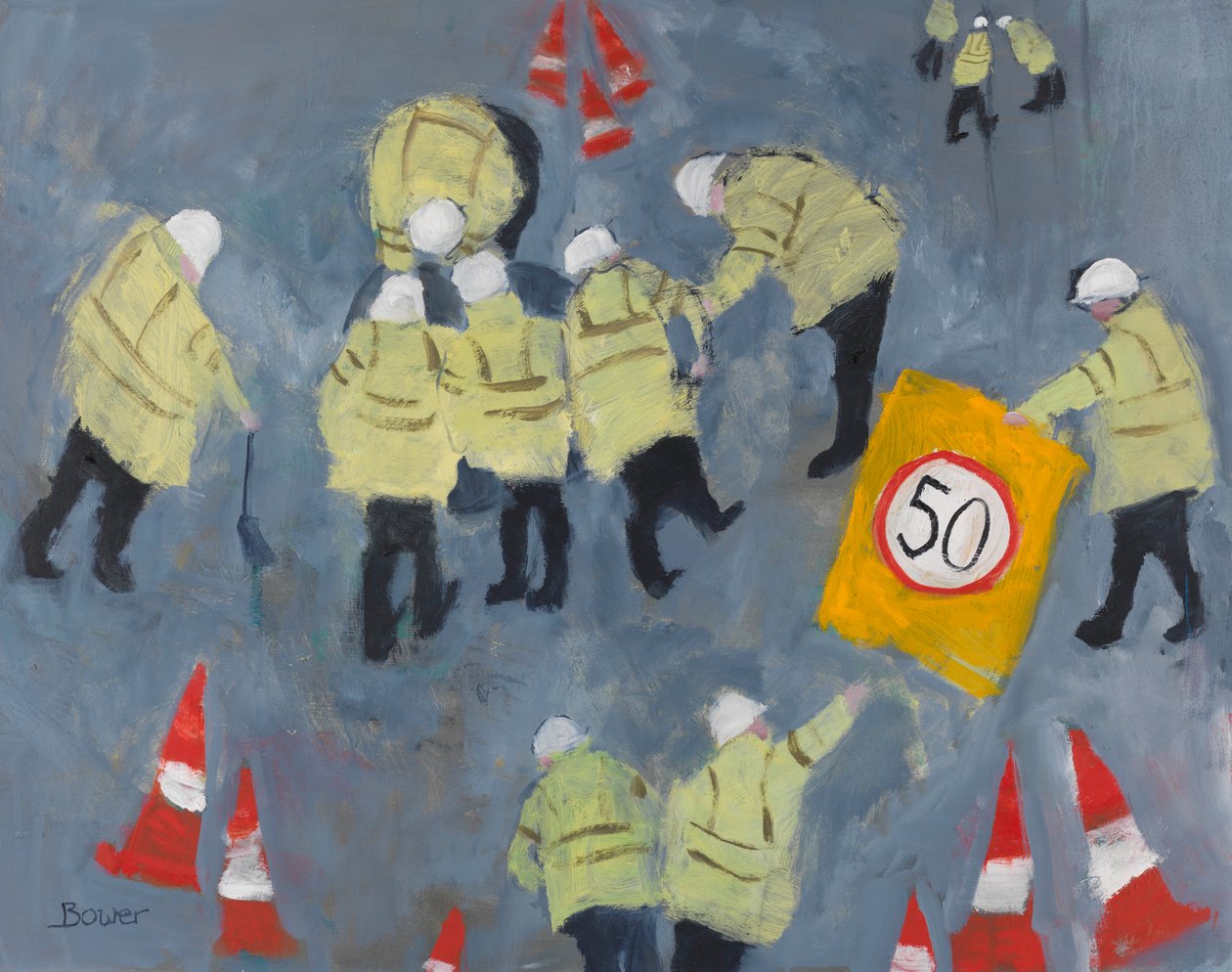 Hål i vägen, 2011 av Susan Bower