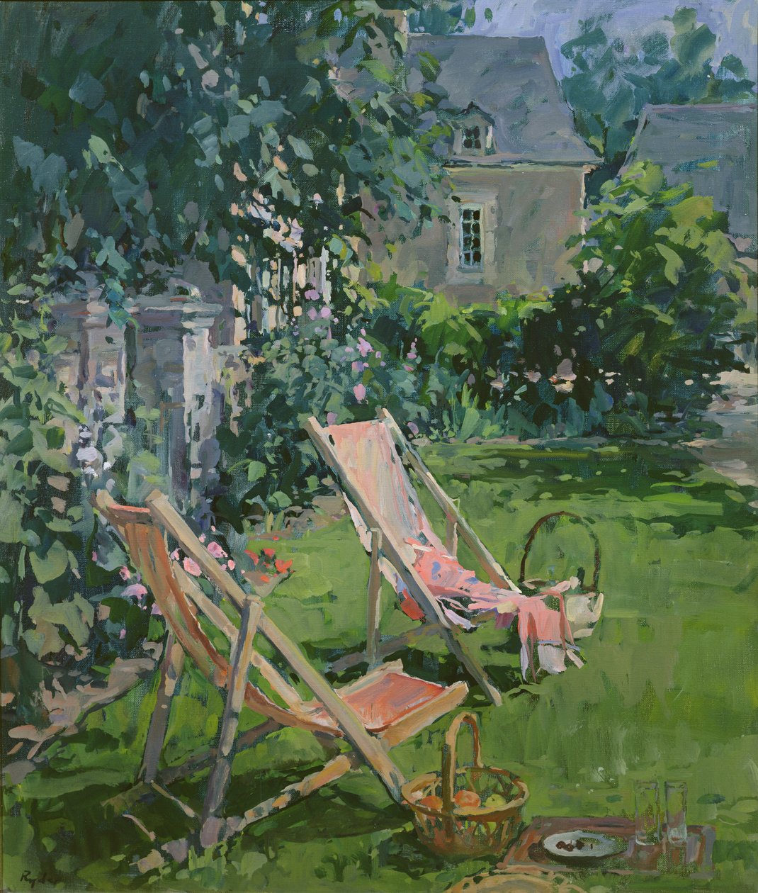Solstolar på Coudray, 1998 av Susan Ryder
