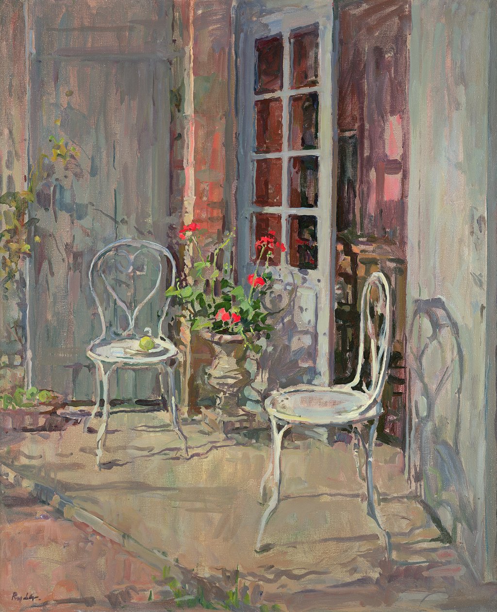 Terrassstolar, Chateau de Mocques av Susan Ryder