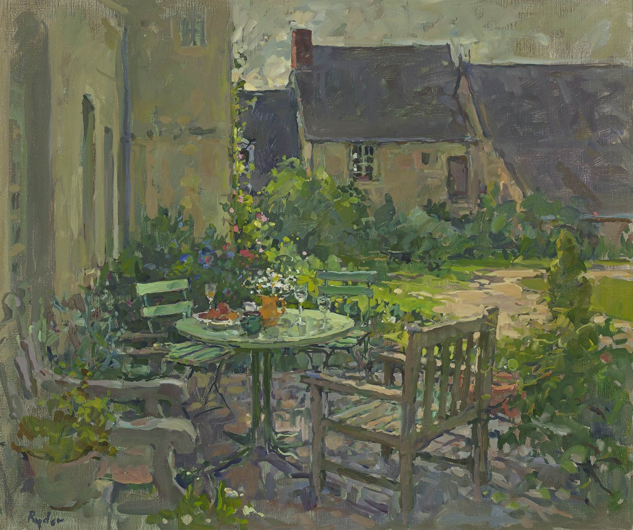 Courtyard Drinks, Champfreau av Susan Ryder