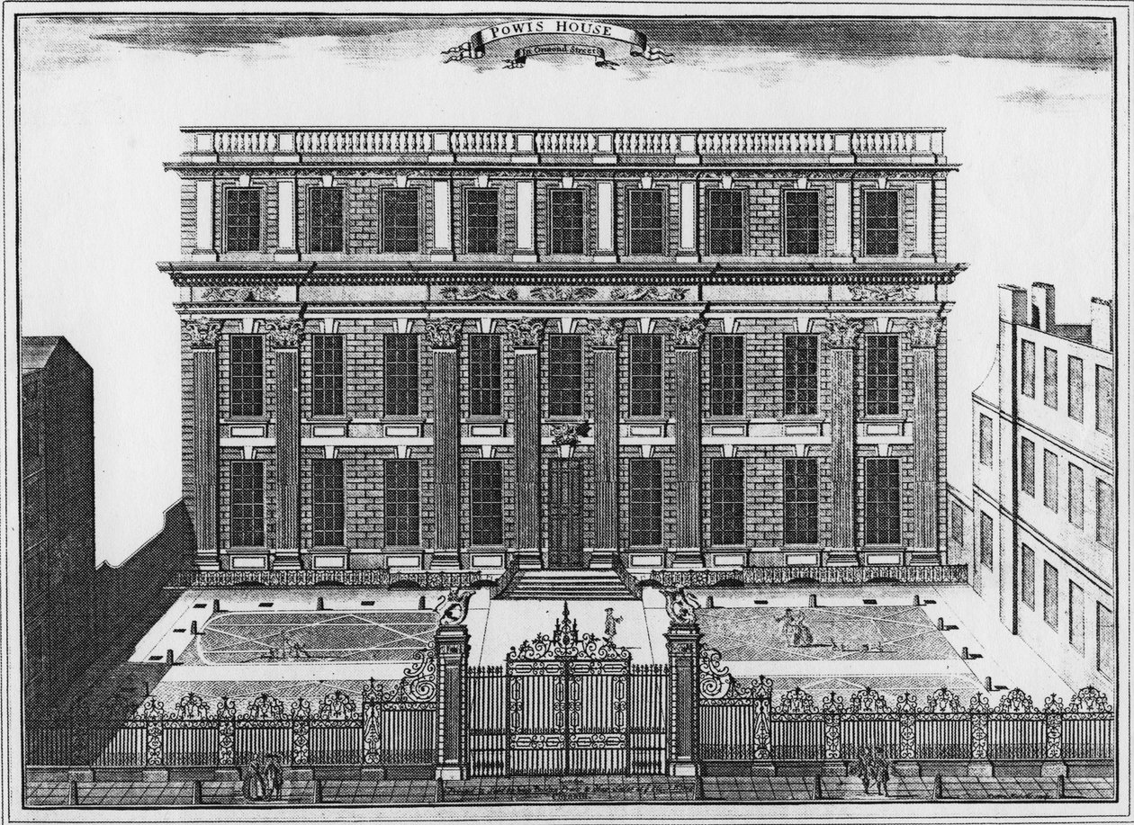 Powis hus, ca 1720 av Sutton Nicholls