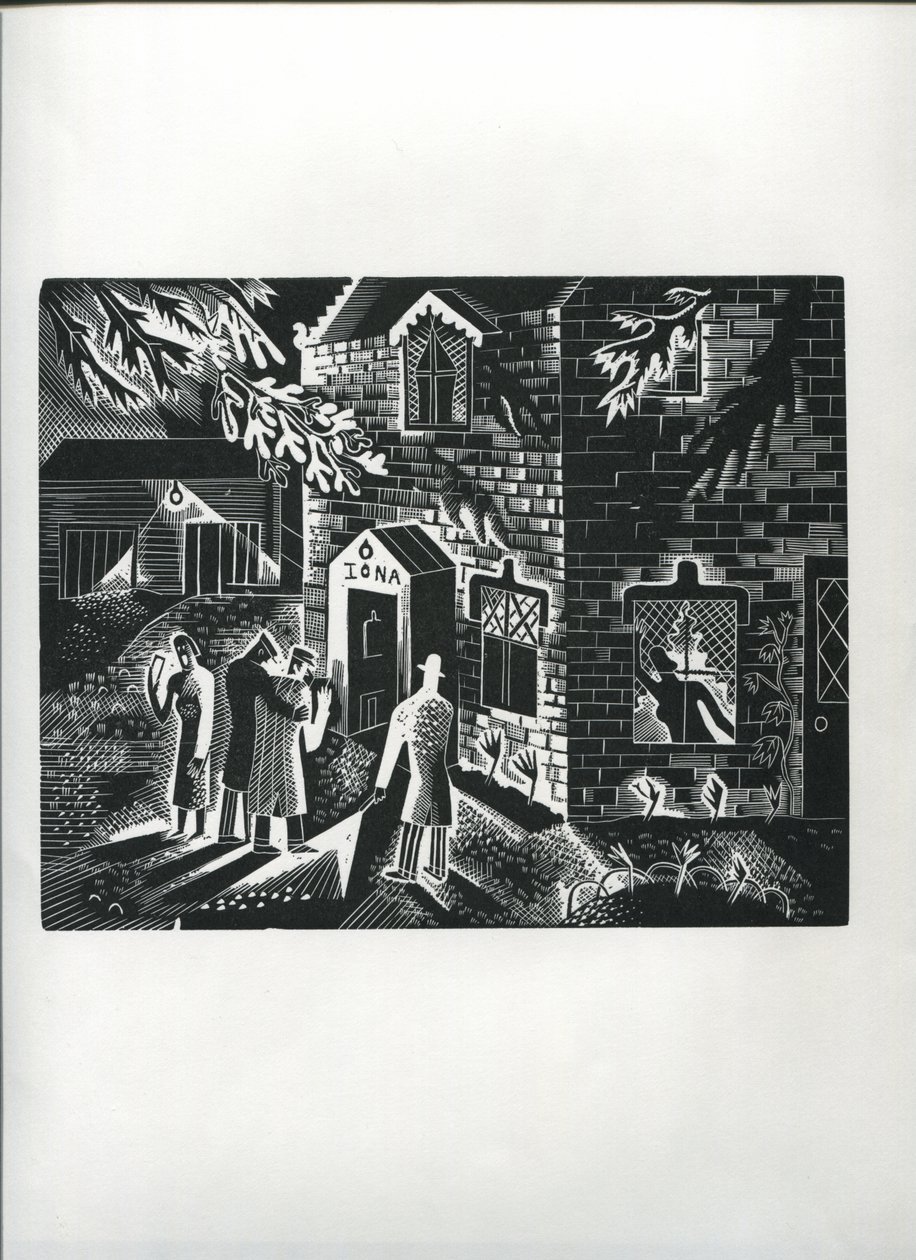 The Carol Singers (trägravyr) av Suzanne Cooper
