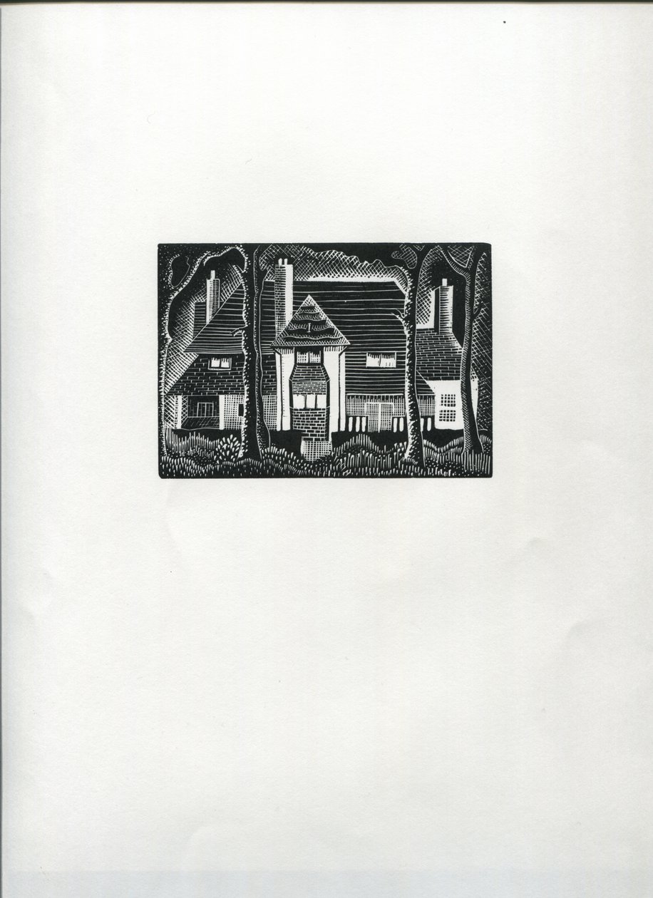 Huset i skogen (trägravyr) av Suzanne Cooper