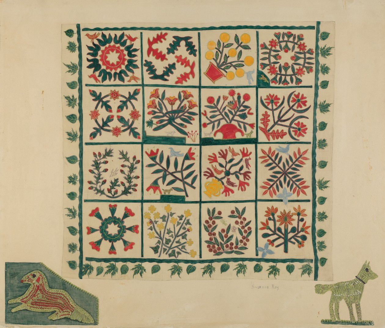 Quilt Top av Suzanne Roy