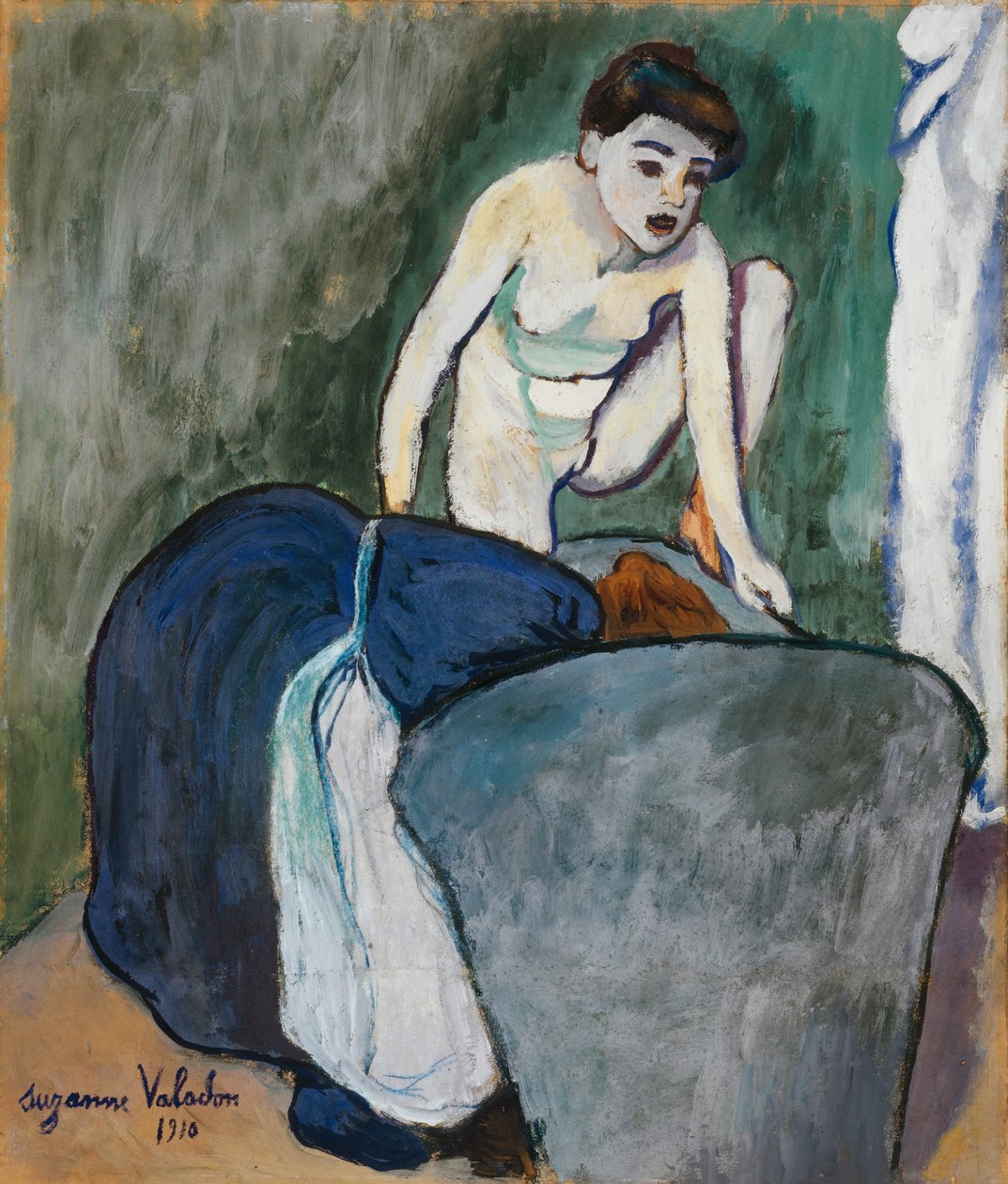 Girl, 1910 (pastell och olja på papper) av Marie Clementine (Suzanne) Valadon