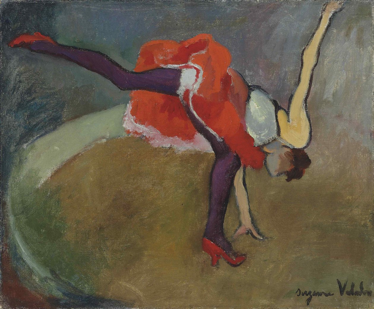Akrobaten eller hjulet, 1927. av Suzanne Valadon