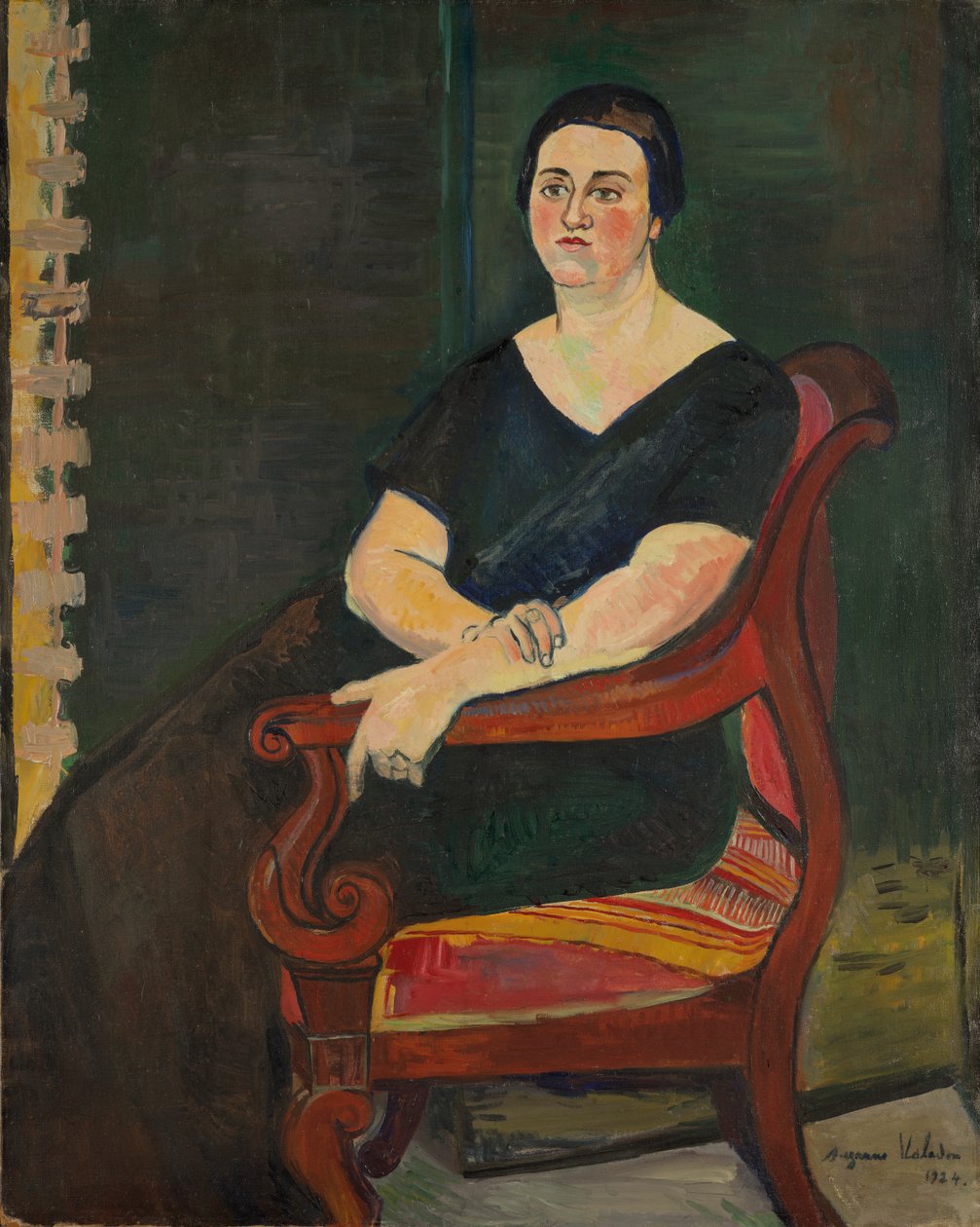 Porträtt av Madame Germaine Eisenmann av Suzanne Valadon