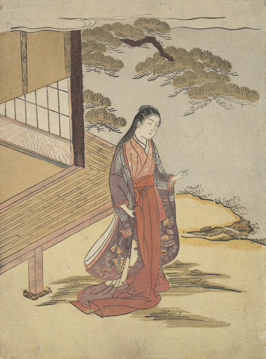 Lady Komachi. av Suzuki Harunobu