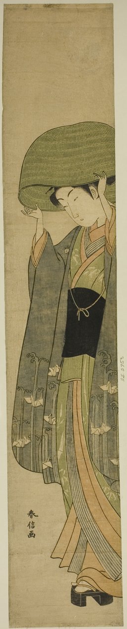 Korghatten av Suzuki Harunobu