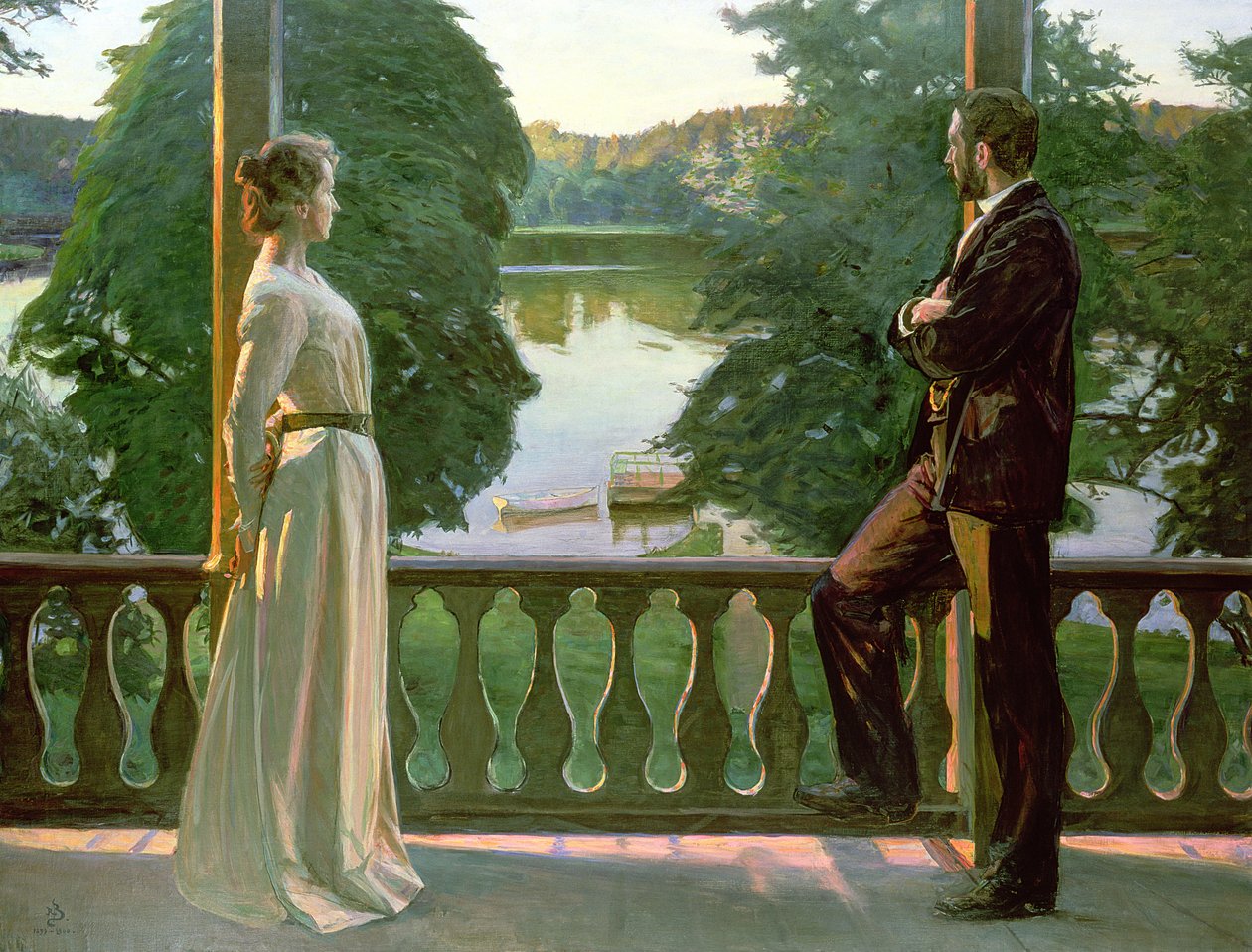 Nordisk sommarkväll av Sven Richard Bergh