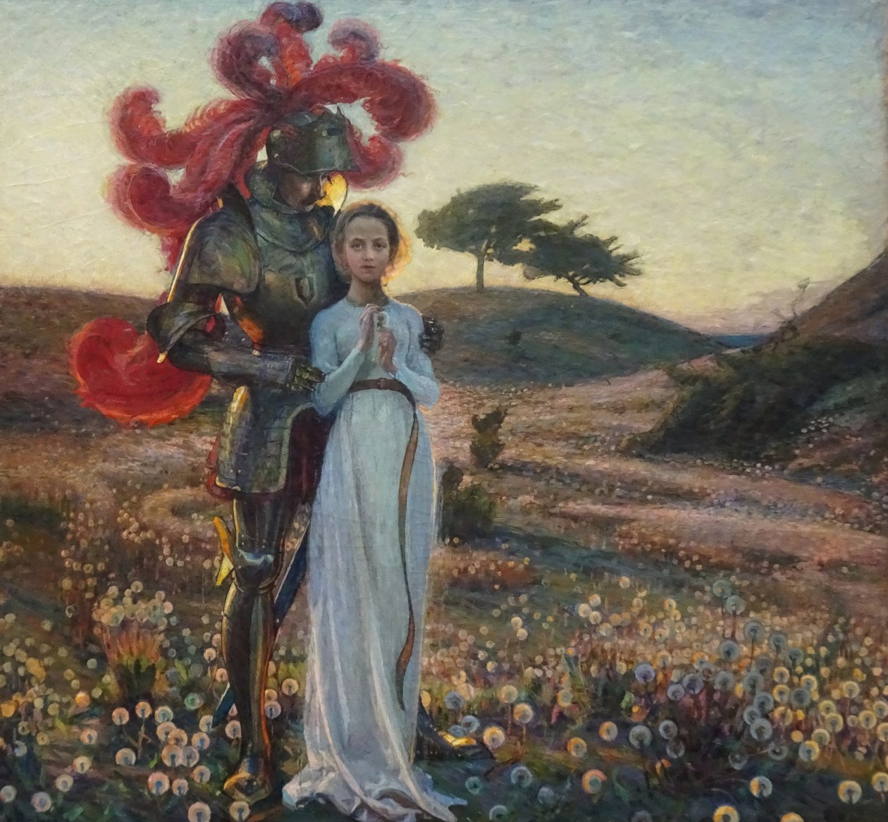 Riddaren och jungfrun av Sven Richard Bergh