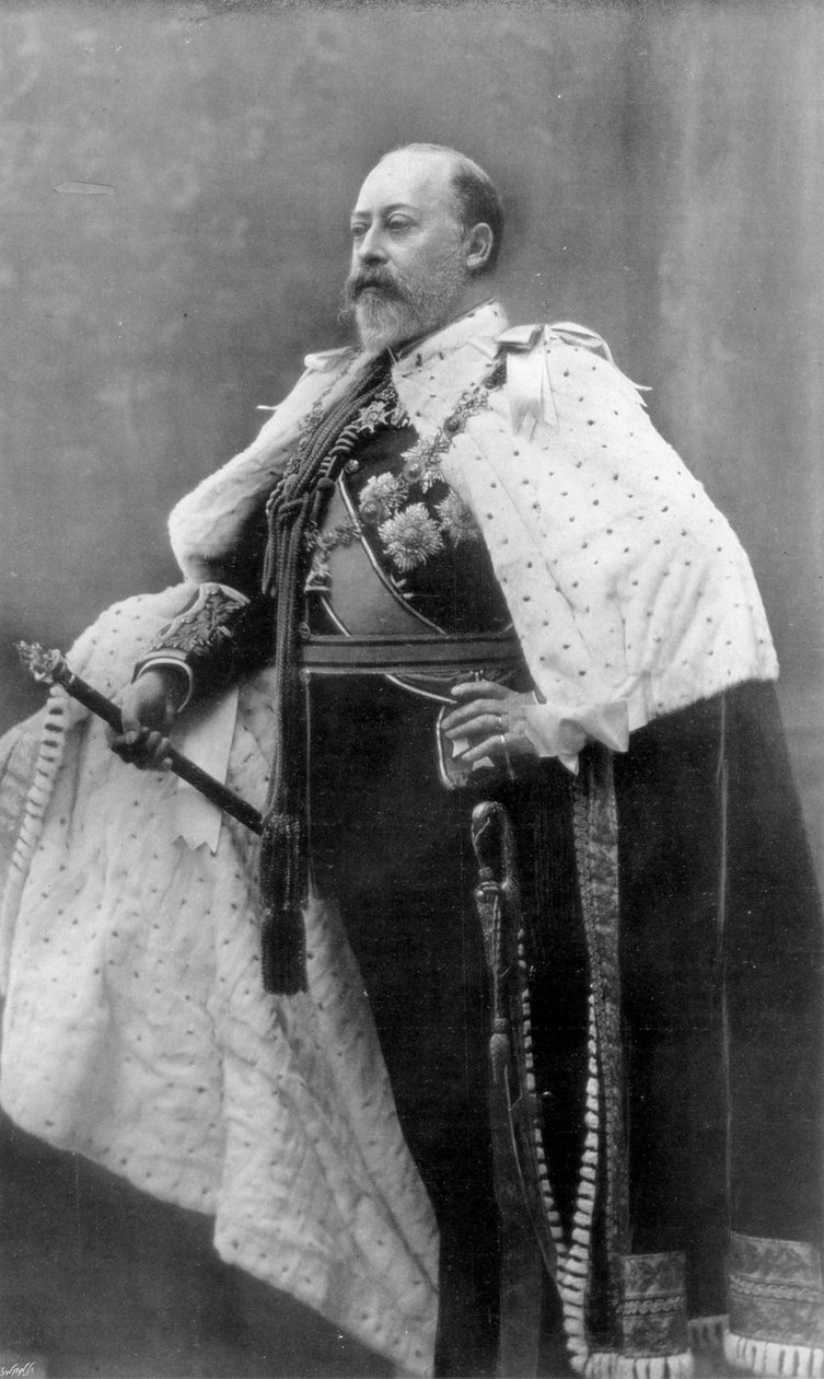 En kung hela världen sörjer, 1910. av Swain