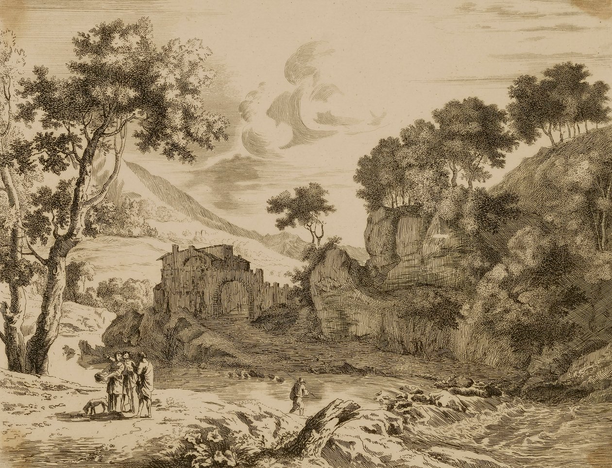 Landskap av Swanevelt, Herman van