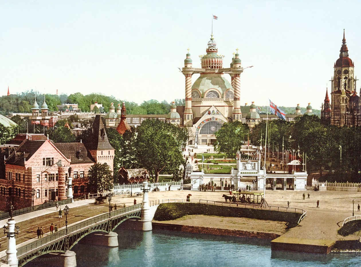View of Djurgården Island in Stockholm, 1897 av Swedish Photographer