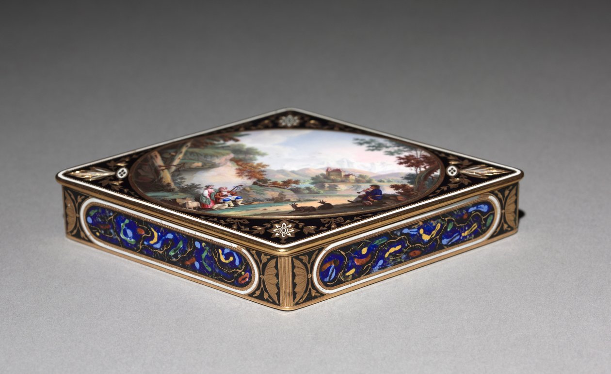 Box, tidigt 1800-tal av Swiss School