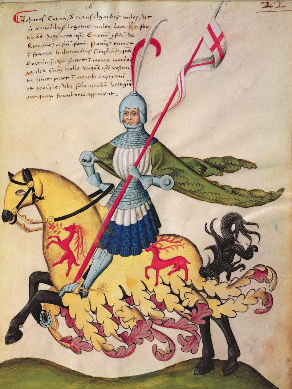 Giovanni Cerva dei Transelgardi (tempera på veläng) av Swiss School