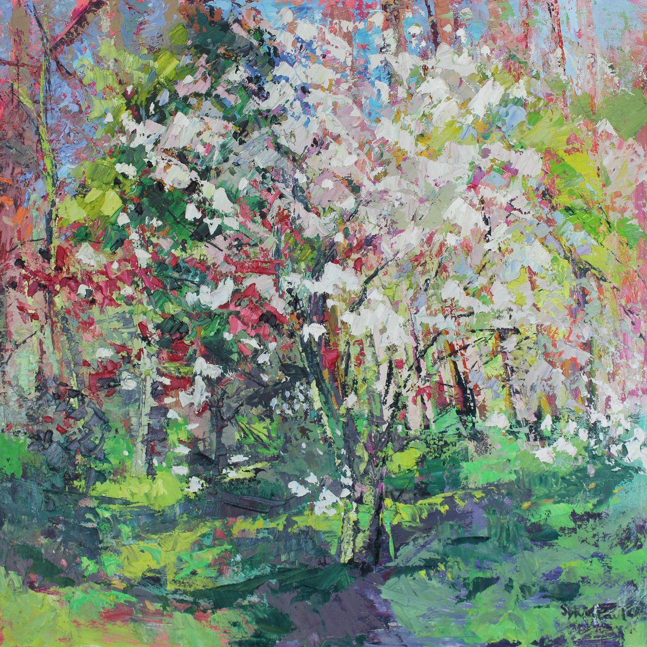 Blomma i skogen av Sylvia Paul