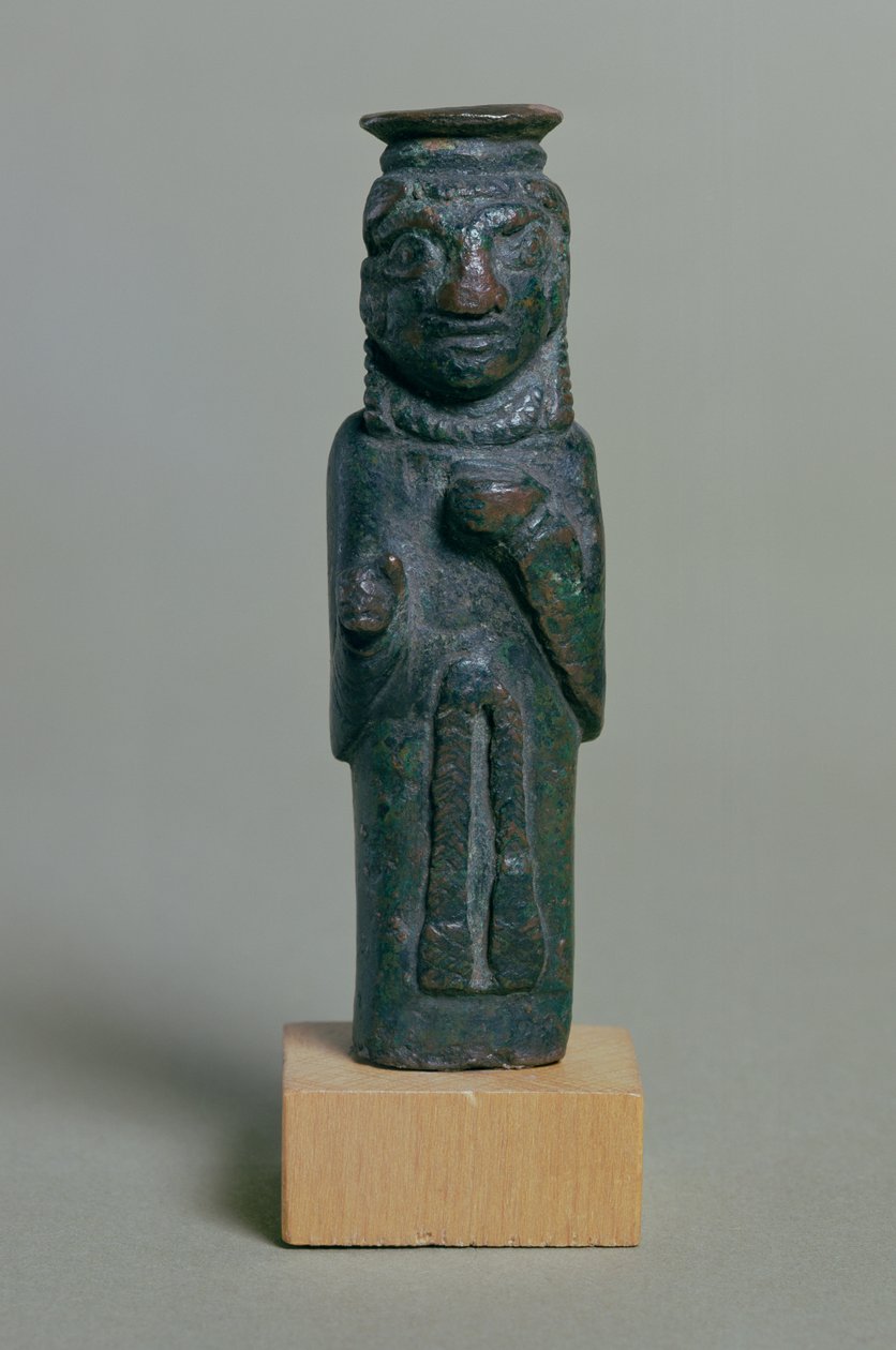 Syro-fenicisk statyett (brons) av Syrian