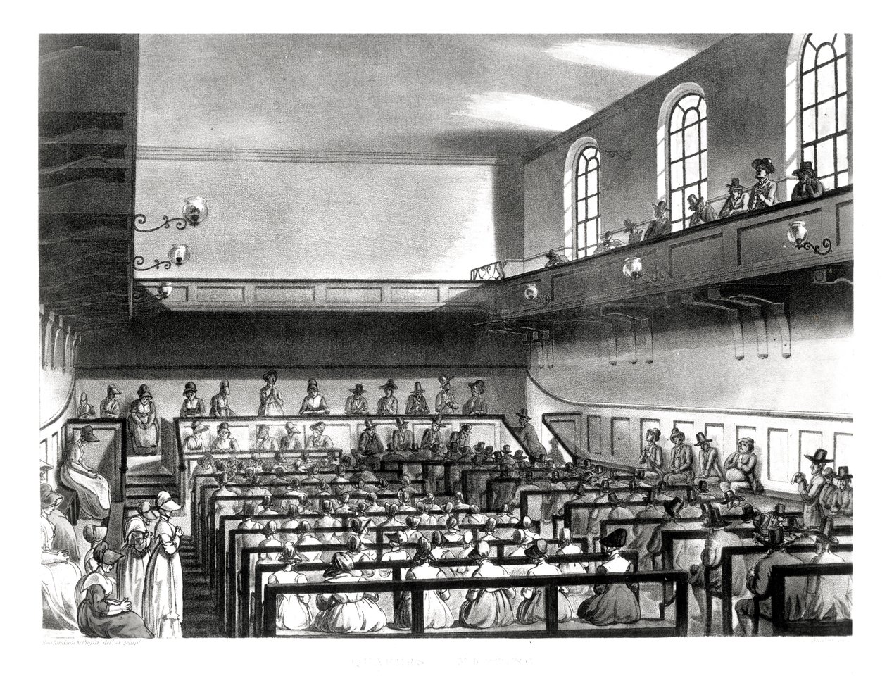 Quakers Meeting, från Ackermann