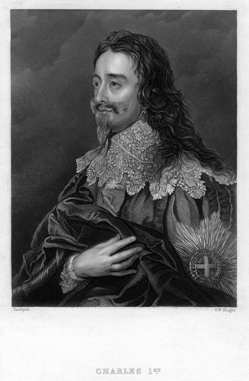 Charles I av England, 1800-talet. av T. W. Knight