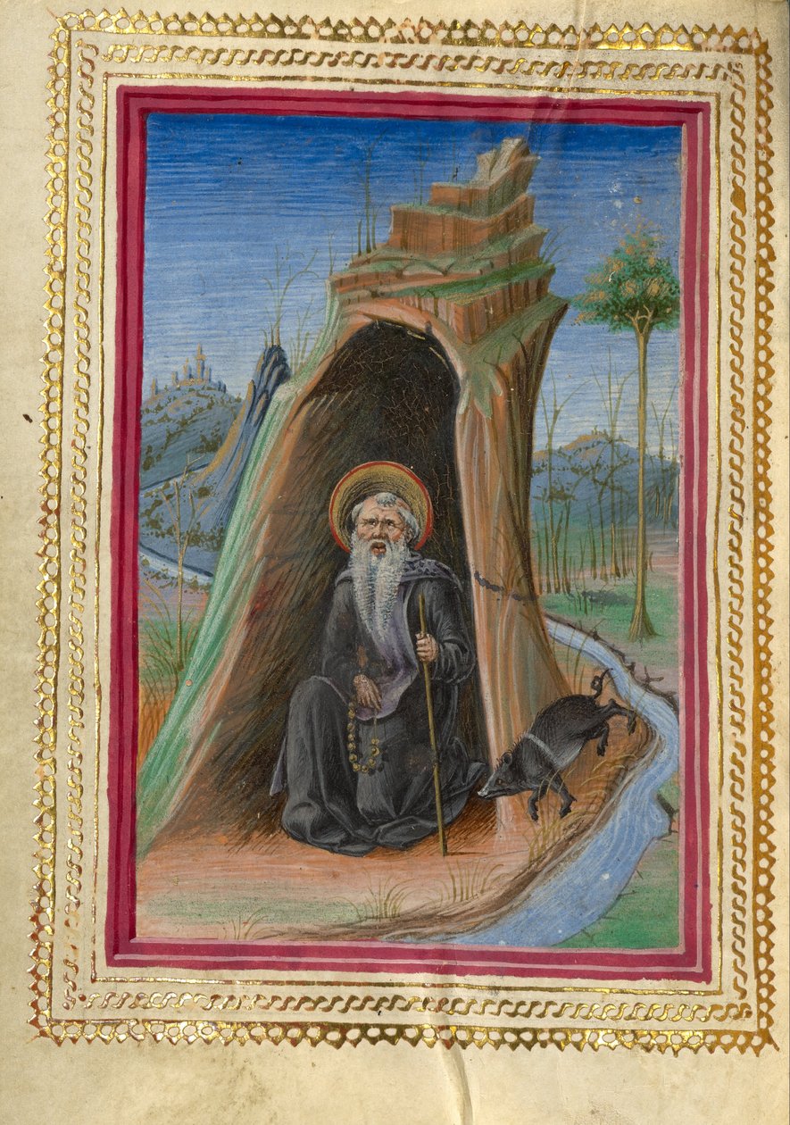 Saint Anthony Abbot av Taddeo Crivelli