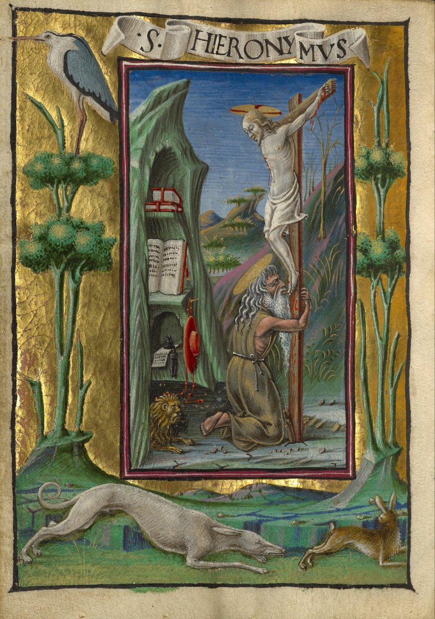 Sankt Jerome i öknen av Taddeo Crivelli