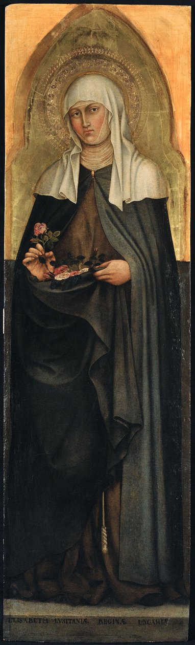 Sankta Elisabeth av Thüringen, 1403. av Taddeo di Bartolo
