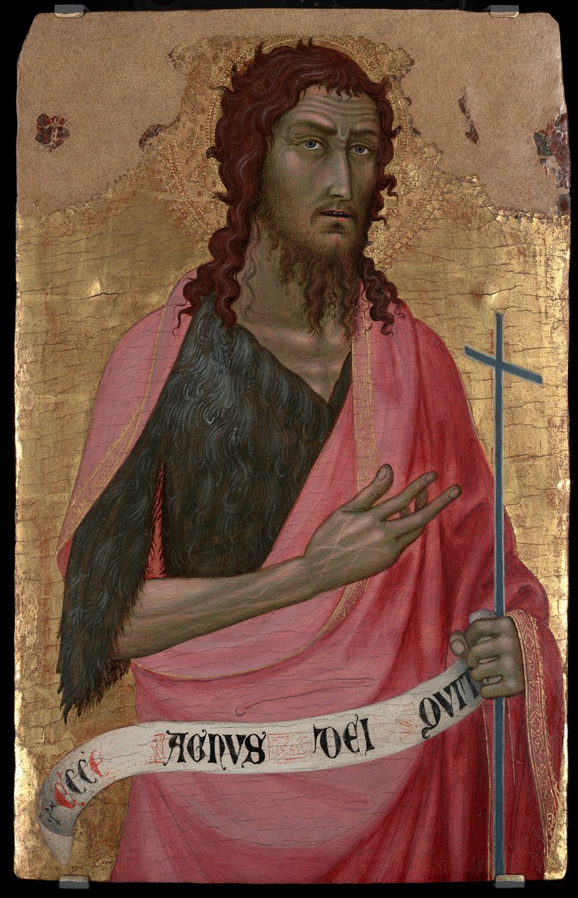 Sankt Johannes Döparen av Taddeo di Bartolo