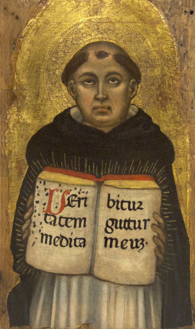 Sankt Thomas av Aquino, 1418. av Taddeo di Bartolo