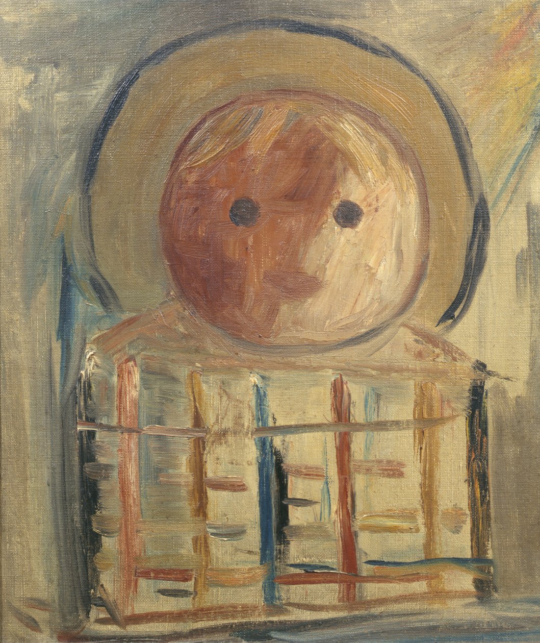 Imaginary Head of a Infant, c.1925-32 av Tadeusz Makowski