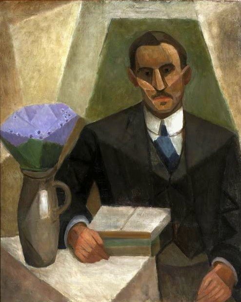 Portrait of Zygmunt Lubicz-Zaleski.  av Tadeusz Makowski