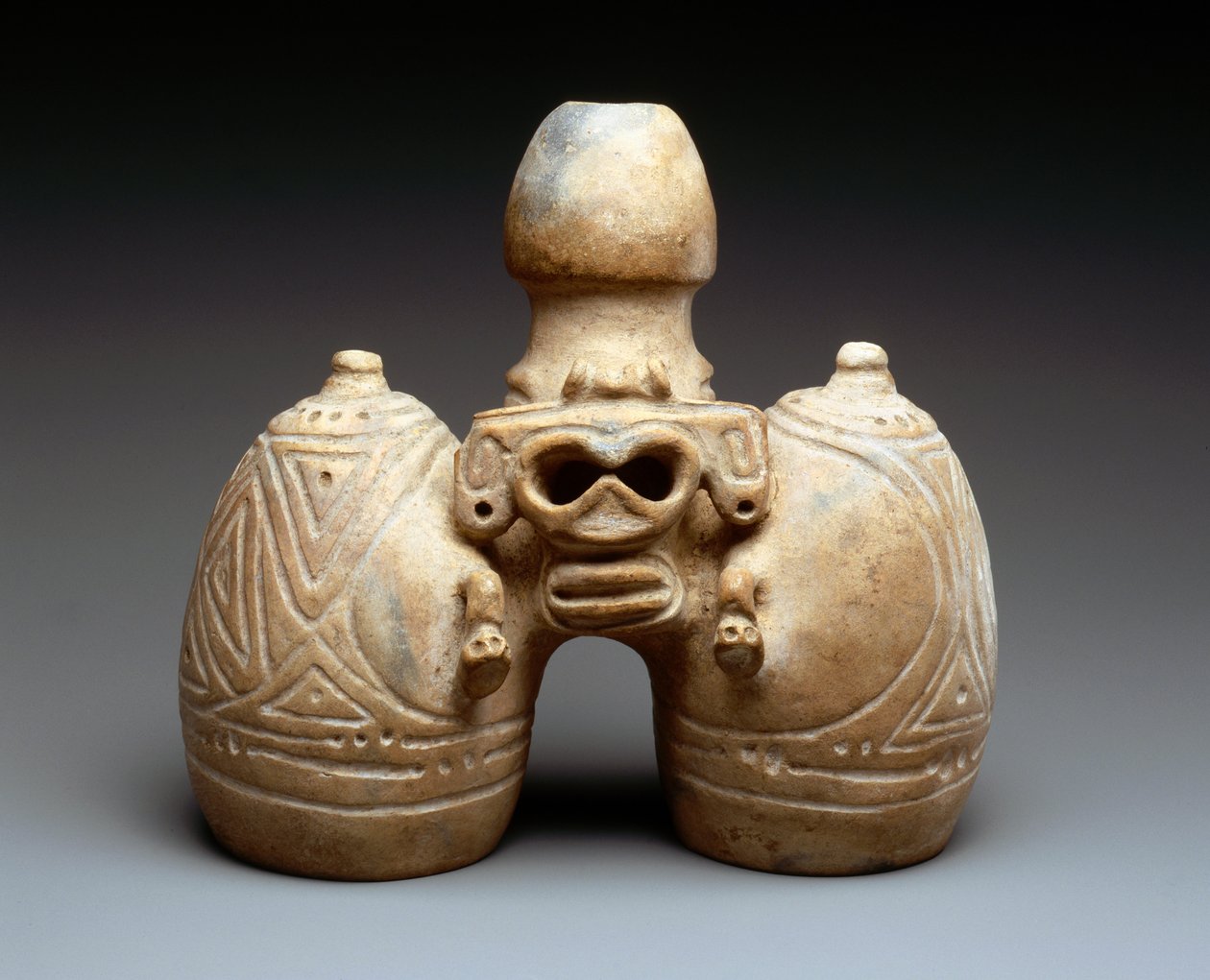 Double Effigy Vessel (keramik) av Taino Culture