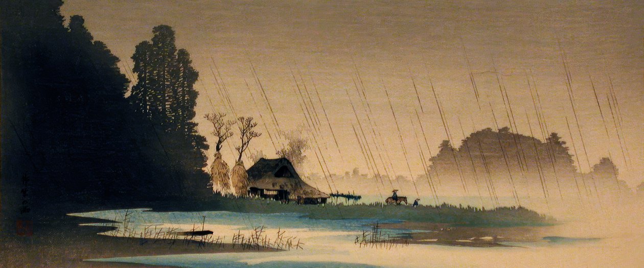 Regn i Igusa av Takahashi Hiroaki