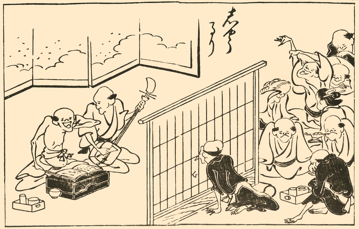 Musiker, 1793, 1924. av Takehara Shunchosai