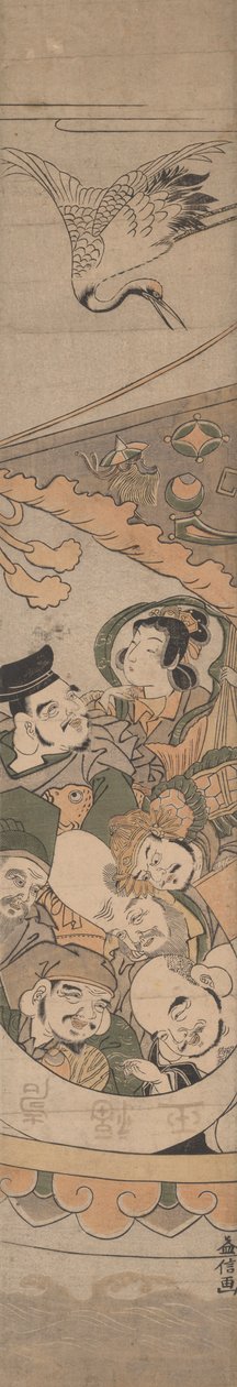 Sju lyckogudar av Tanaka Masunobu