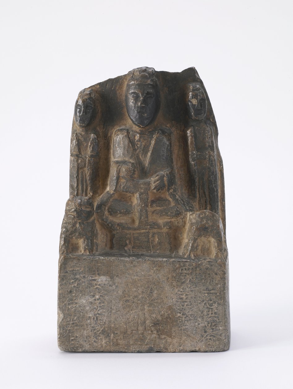 Daoistisk votiv treenighet, 642 av Tang Dynasty Chinese School