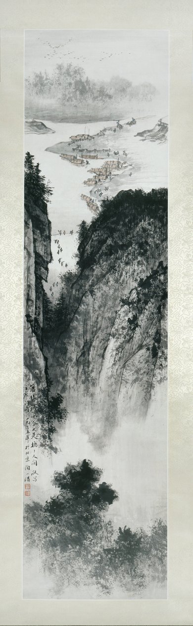 Flodlandskap, 1965 av Tao Yiqing