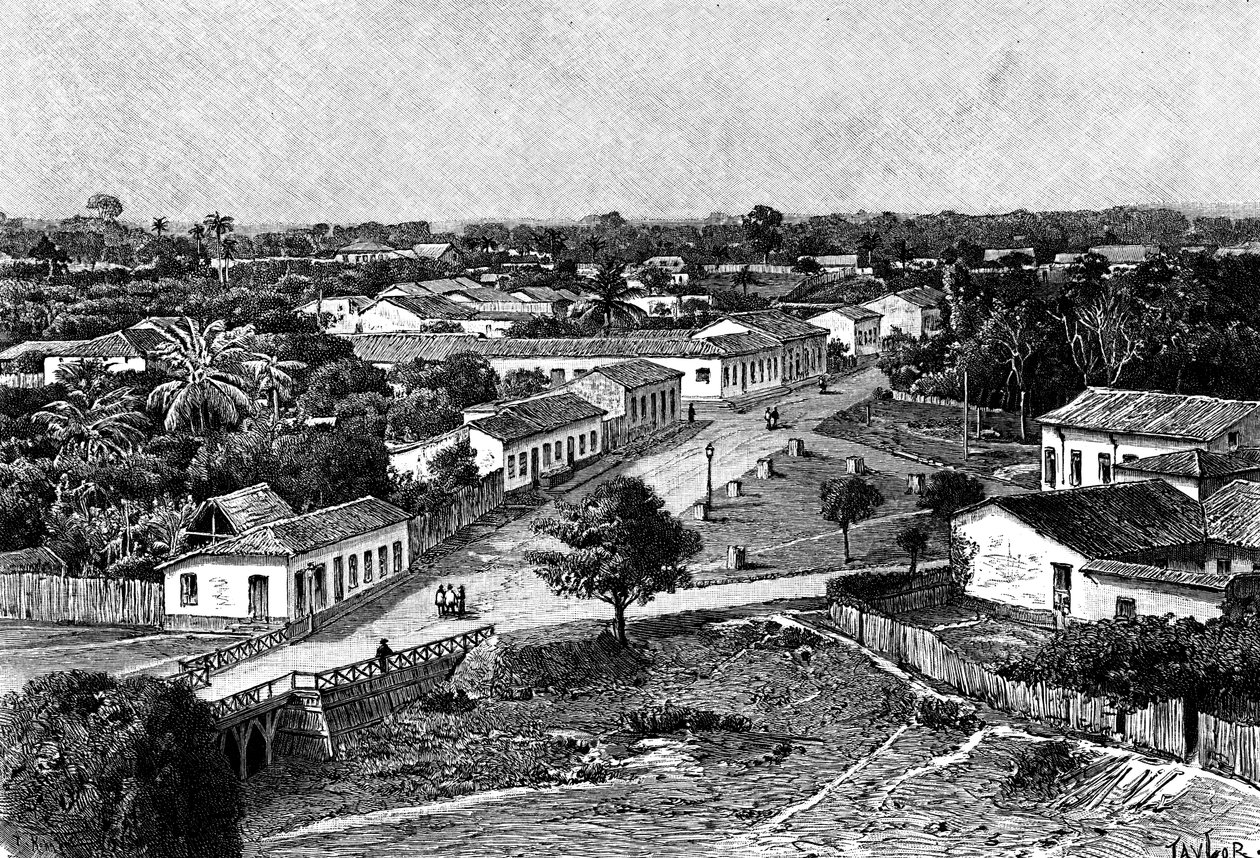 Manaos, Brasilien, 1895. av Taylor