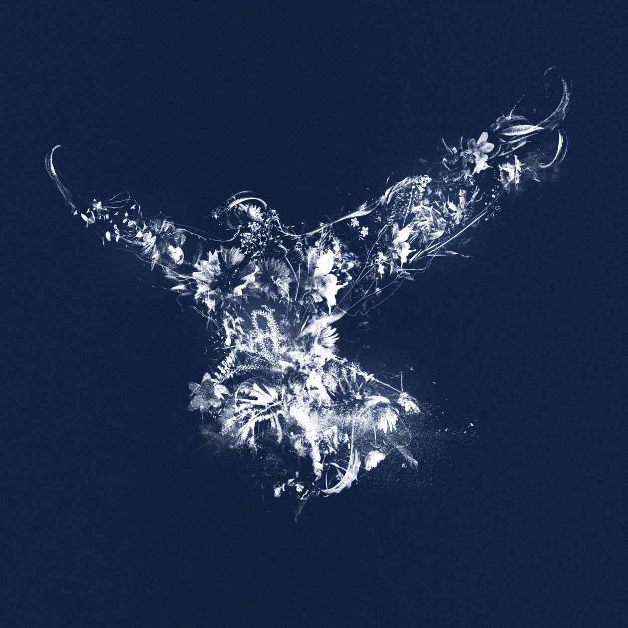 In Flight, 2019 (Collage på duk) av Teis Albers