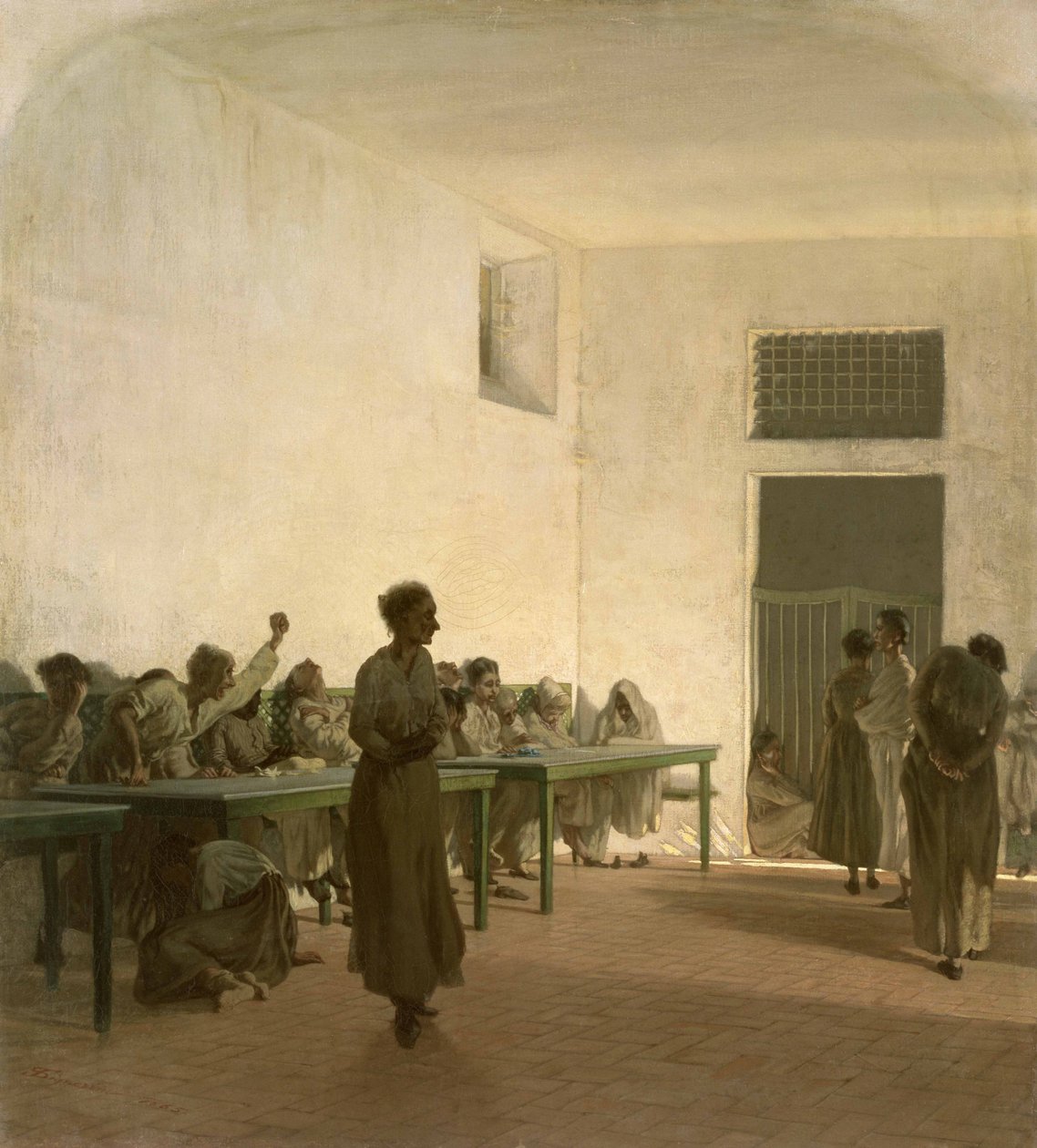 Galnahuset, 1865 av Telemaco Signorini