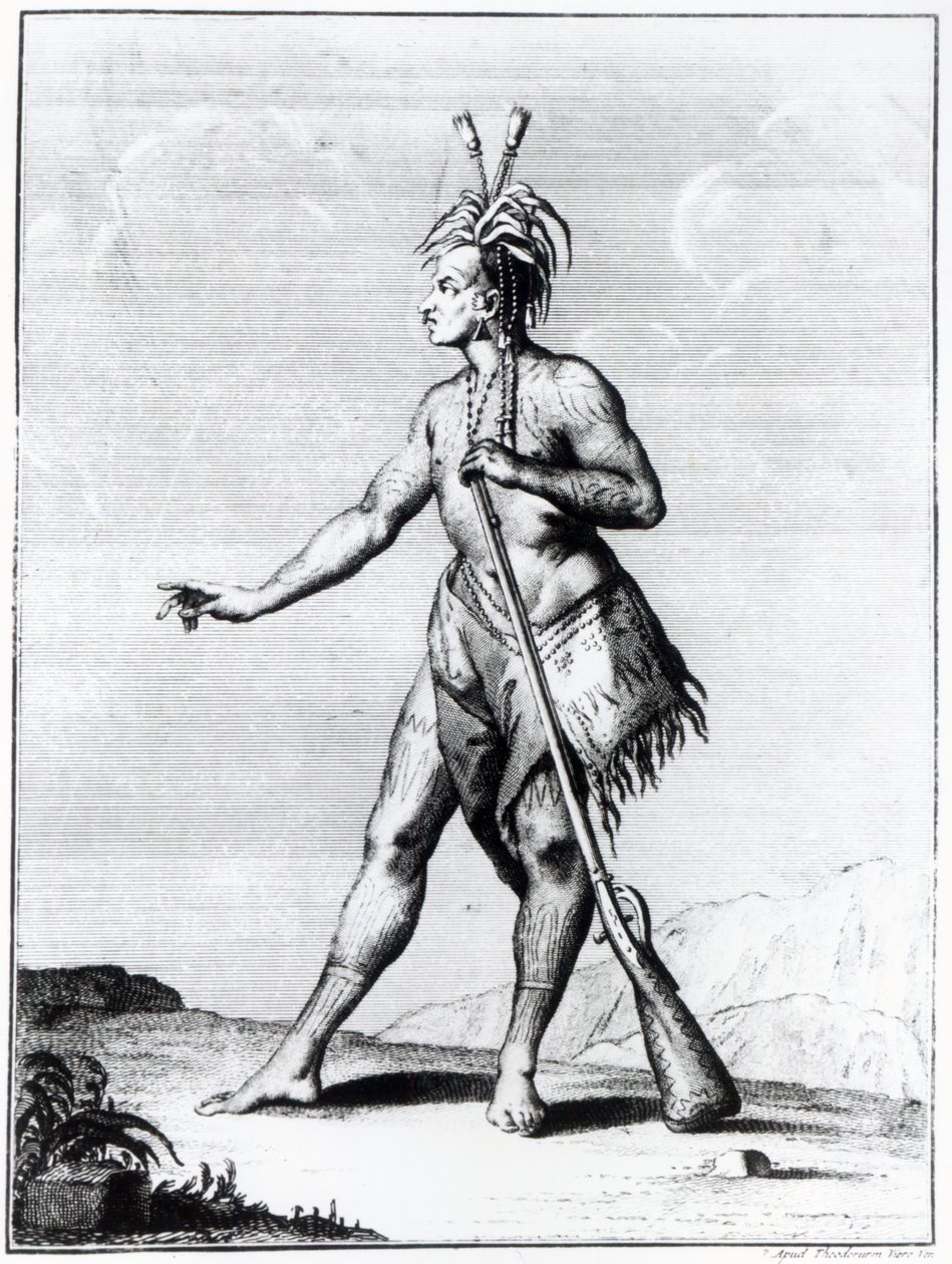 Iroquois Man, invånare i Kanada av Teodoro Viero